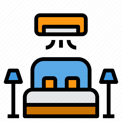 Bed, double, holiday, hotel, service, travel, vacation icon - Download on Iconfinder