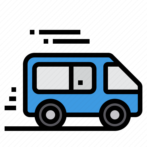 Holiday, hotel, service, travel, vacation, van icon - Download on Iconfinder
