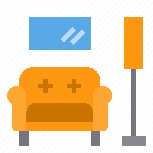Holiday, hotel, room, service, sofa, travel, waiting icon - Download on Iconfinder