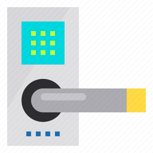 Door, lock, locked, safety, security, smart icon - Download on Iconfinder