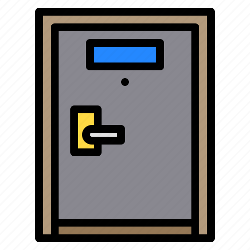 Close, door, exit, hotel, open icon - Download on Iconfinder