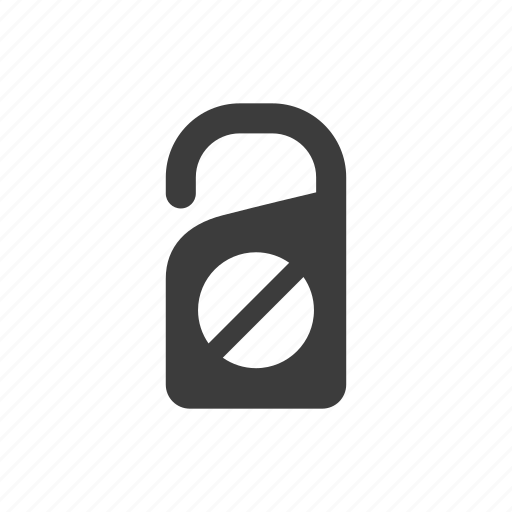 Do not disturb, door hanger, privacy icon - Download on Iconfinder
