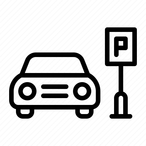 Car, parking, park, lot, area icon - Download on Iconfinder