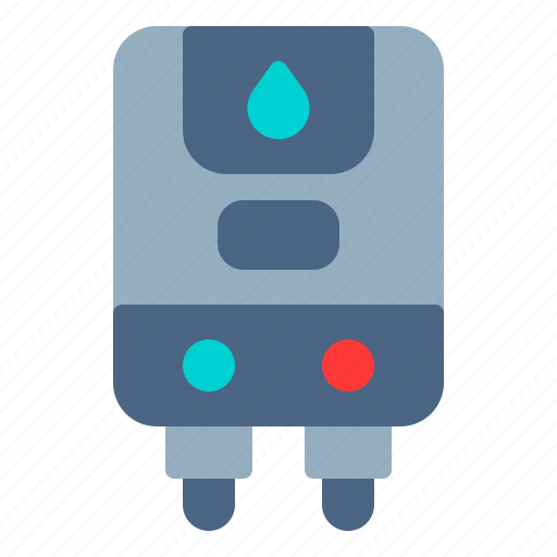 Hotel, water, heater, water heater, service icon - Download on Iconfinder