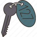 key, room, door, rental, access