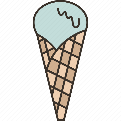 Ice, cream, cone, dessert, cool icon - Download on Iconfinder