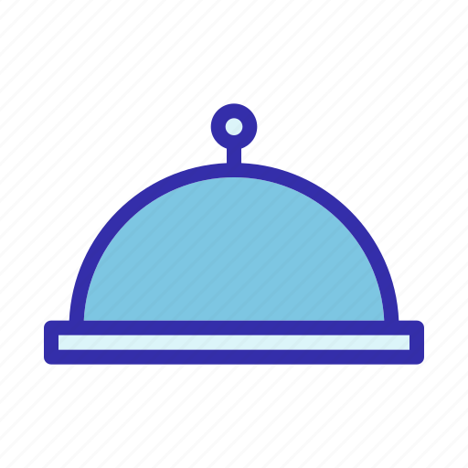Hotel, food cover, cover, food, restaurant, covered, dish icon - Download on Iconfinder