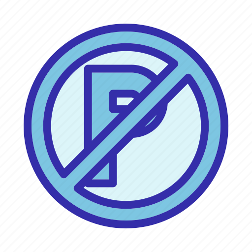 Hotel, no parking, traffic sign, road sign, sign icon - Download on Iconfinder