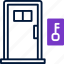 door, entrance, key, card, hotel 
