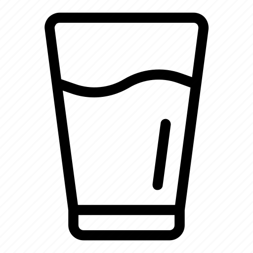 Drink, food, glass, glass of water, liquid, water, water glass icon - Download on Iconfinder