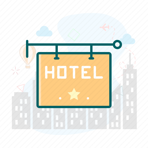 Board, hotel, sign icon - Download on Iconfinder