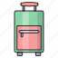 bag, baggage, briefcase, luggage, tour 