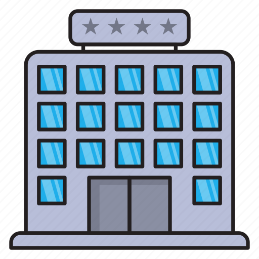 Apartment, building, fivestar, hotel, living icon - Download on Iconfinder
