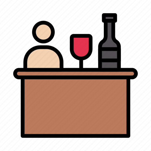Wine, bar, drink, table, hotel icon - Download on Iconfinder