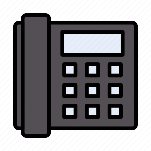 Telephone, services, communication, landline, receiver icon - Download on Iconfinder