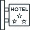 hotel info, hotel sign, hotel sign board, luxury hotel, three star hotel 