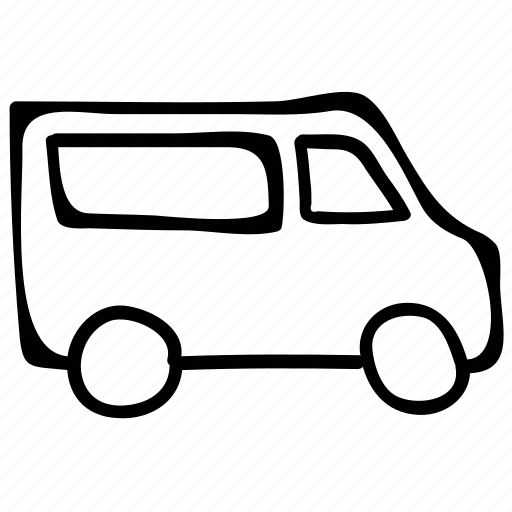 Delivery, transport, van, vehicle icon