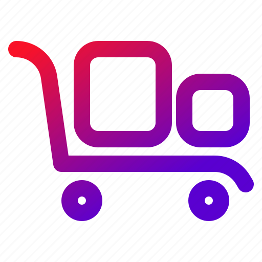 Trolley, ecommerce, luggage, cart icon - Download on Iconfinder