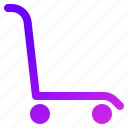 trolley, luggage, cart, shopping