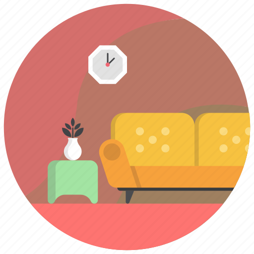 Couch, floor lamp, furniture, settee, sofa icon - Download on Iconfinder