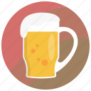 beer, beer mug, chilled beer, drink, alcohol