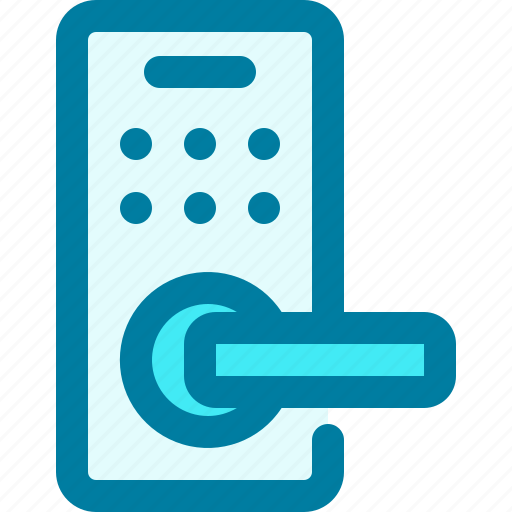 Door, handle, hotel, key, keycard, lock, security icon - Download on Iconfinder