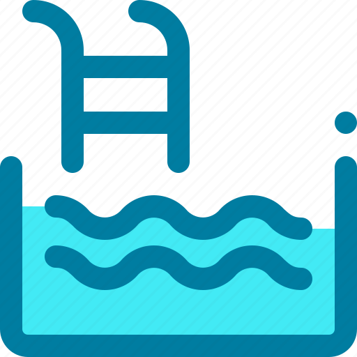 Hotel, ladder, pool, swim, swimming, water icon - Download on Iconfinder