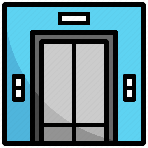 Lift, doors, electronics, elevator, transport icon - Download on Iconfinder