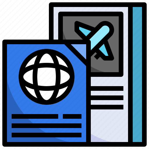 Passport, flight, pass, identification icon - Download on Iconfinder