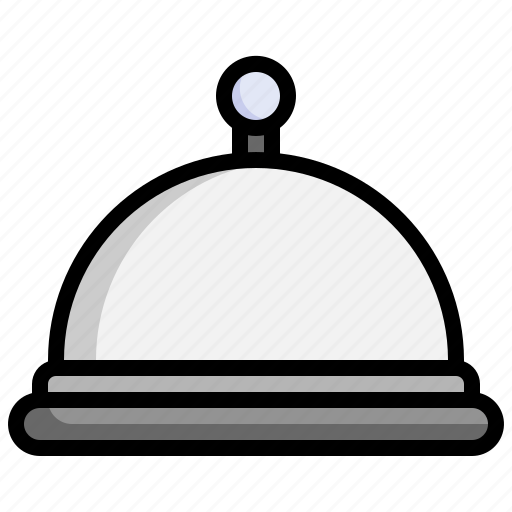 Tray, cover, salver, cloche, holidays icon - Download on Iconfinder