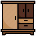 wardrobe, closet, cupboard, furniture, cabinet