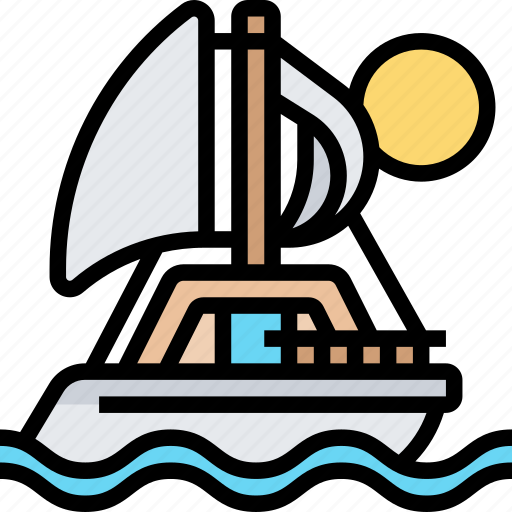 Boat, trip, yacht, sea, cruise icon - Download on Iconfinder