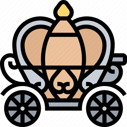 Carriage, rental, wheels, fantasy, fairytale icon - Download on Iconfinder