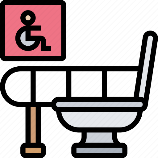 Disabled, access, wheelchair, toilet, bathroom icon - Download on Iconfinder