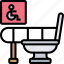 disabled, access, wheelchair, toilet, bathroom 