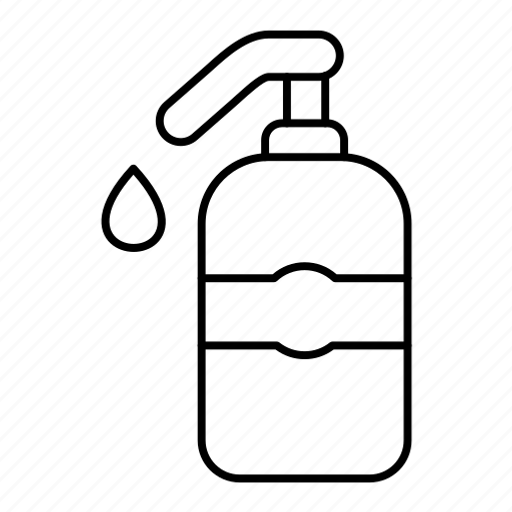 Bottle, dispenser, liquid, sanitizer, soap icon - Download on Iconfinder