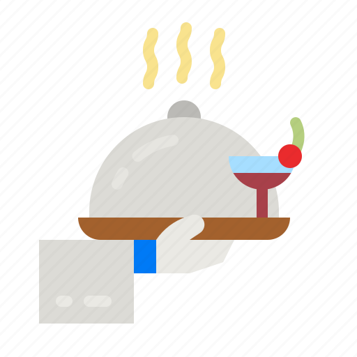 Food, restaurant, room, service, wine icon - Download on Iconfinder