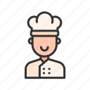 - chef, cook, kitchen, cooking, food, restaurant, man, apron