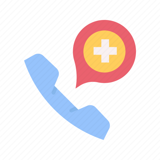 Medical service on call, doctor, call, appointment, history, records, assistance icon - Download on Iconfinder