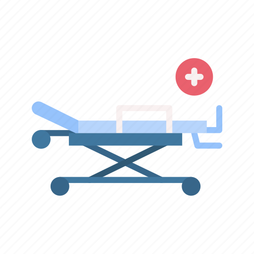 Stretcher, cot, emergency bed, patient bed, rescue, saving life, first aid icon - Download on Iconfinder