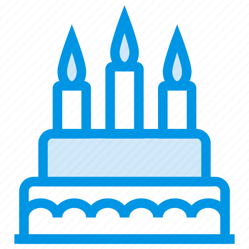 Birthday, cake, candle, christmas, food, honey, sweet icon - Download on Iconfinder