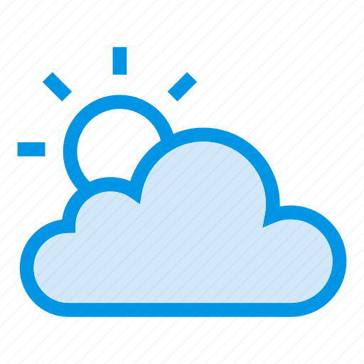 Cloud, rain, rise, summer, sun, weather, winter icon - Download on Iconfinder
