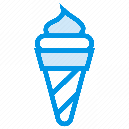 Cone, cream, dessert, funfetti, ice, icecream, sweet icon - Download on Iconfinder