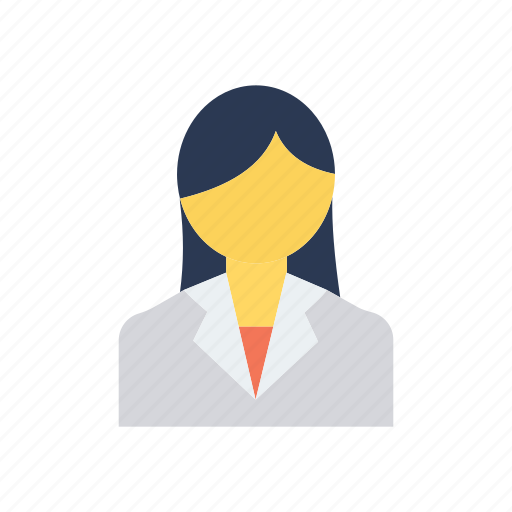 Employee, female, lady, women icon - Download on Iconfinder
