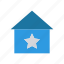 home, house, ranking, star 