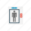 avatar, building, elevator, lift, passenger 