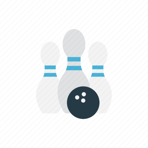 Bowling, game, pins, skittle, sport icon - Download on Iconfinder