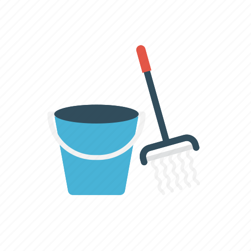 Bucket, cleaning, mop, pail, water icon - Download on Iconfinder