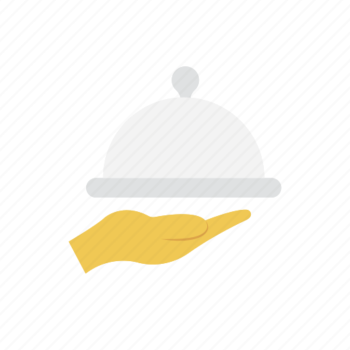Dish, food, hotel, serve, waiter icon - Download on Iconfinder