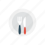 fork, hotel, knife, plate, restaurant 